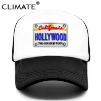 2023 New CLIMATE Hollywood California Cap Trip Trucker Cap Hat State of California Cap Hollywood The Golden State Holiday Cool Mesh Cap Versatile hat