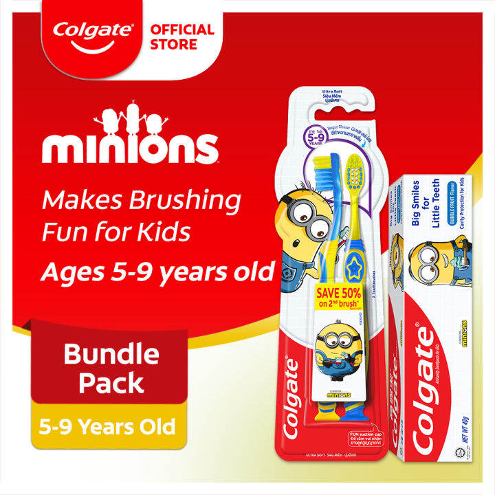 Colgate Minions Kids (59 years old) Oral Care Pack Lazada PH