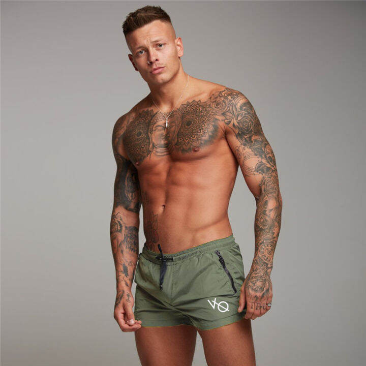 men's athletic shorts above the knee