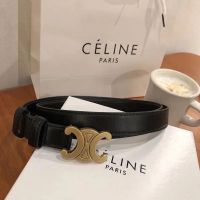 z74nfyx 2023 new CELINEˉInternet celebrity belt womens fashion genuine leather cowhide Seline belt fine decoration Korean ins style pants belt simple and versatile trend