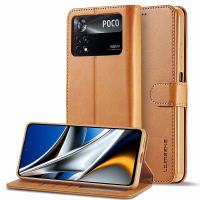 ซองหนังกระเป๋าสตางค์สำหรับ Xiaomi Pocophone Poco X3 NFC Pro X4 M3 M4 F3แม่เหล็กกันกระแทกพลิกปกศัพท์สำหรับ Poco M4 Pro