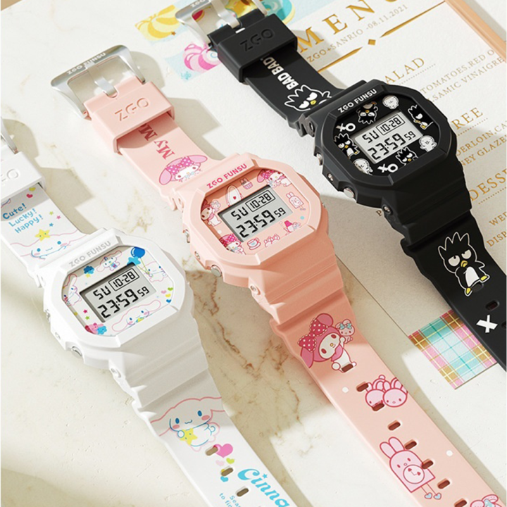 42mm-ของแท้-100-นาฬิกา-hello-kitty-นาฬิกาอิเล็กทรอนิกส์-นาฬิกากันน้ำของเด็กผู้หญิง-นาฬิกาแบรนด์แท้ป้องกันรอยขีดข่วน-นาฬิกาผู้หญิงkids-watch-นาฬิก8611