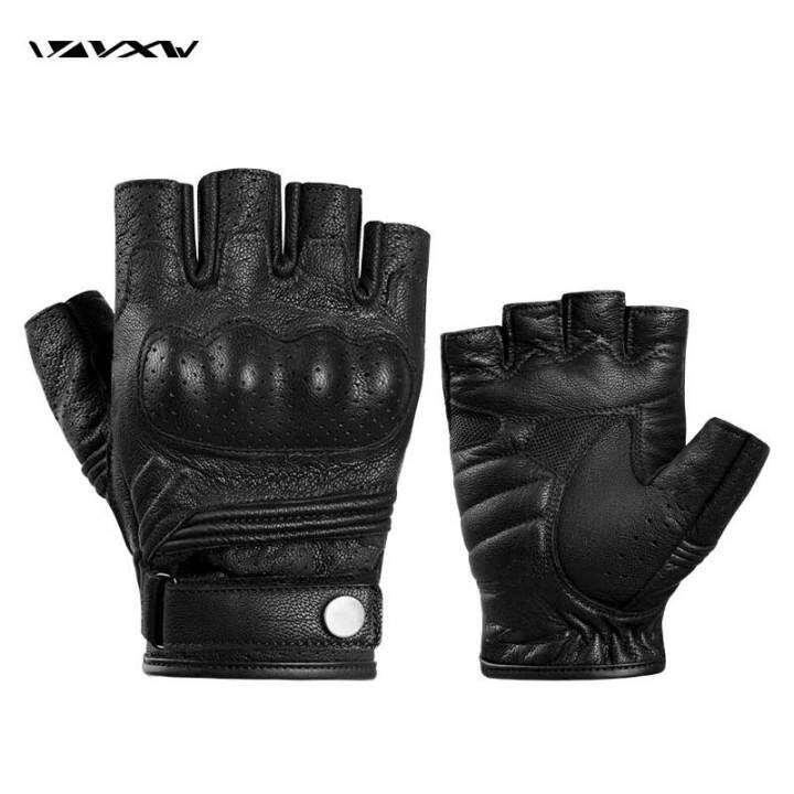 Womens fingerless motorcycle on sale gloves