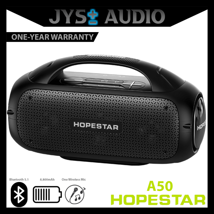 Hopestar A50 Portable Water Resistance Karaoke Deep Bass Bluetooth ...