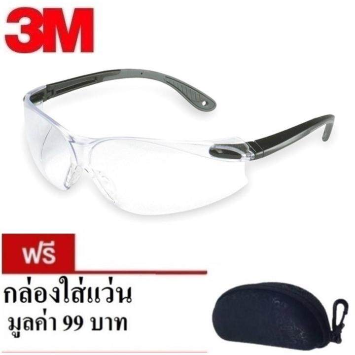 3M 11672 แว่นตา VIRTUA V4 สีดำ เลนส์ใส AF Safety Eyewear