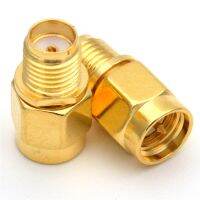 1pcs SMA connector high-frequency coaxial connector SMA-JK (50 ohms) antenna adapter SMA male pin to SMA female pin