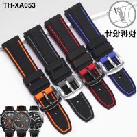 Rubber watch strap suitable for mens silicone