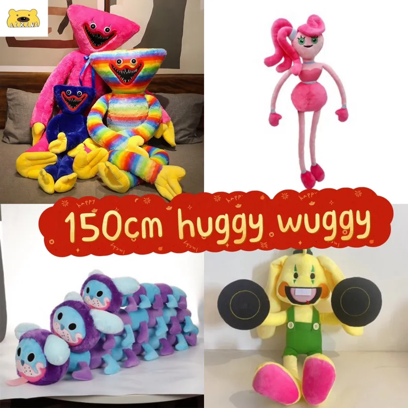 63cm Poppy Playtime Huggy Wuggy Mommy Long Legs Plush Stuffed Doll