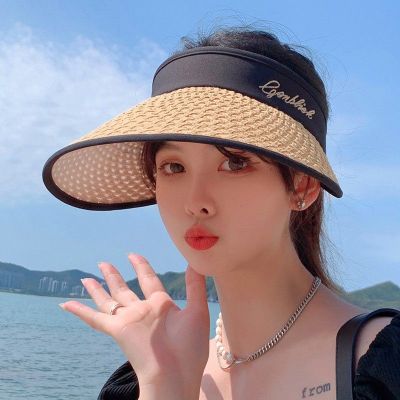Air Top Sunhat Womens No Top Sun Protection Hat Womens Summer Korean Travel Summer Hat Beach Straw Hat Sun Hat Summer