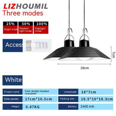 LIZHOUMIL ไฟพร้อมรีโมทคอนโทลพลังงานแสงอาทิตย์กลางแจ้ง,ที่ห้อยไฟพลังงานแสงอาทิตย์กันน้ำสำหรับดอกกุหลาบแต่งลานบ้านโรงรถ