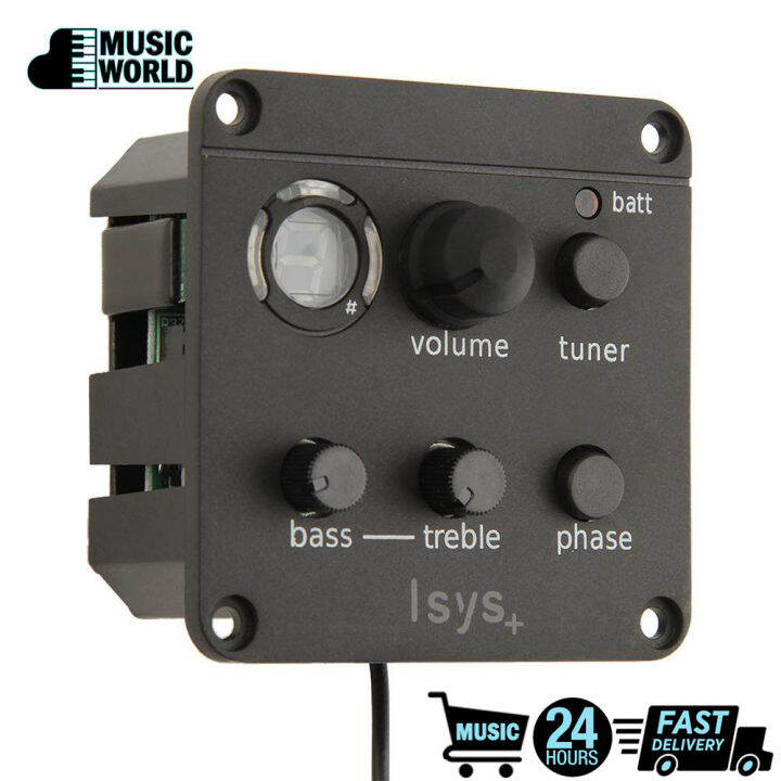 ( Ready Stock ) Acoustic Guitar Pickup Piezo onboard Preamps 4band EQ