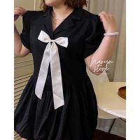 Tilly Mini Dress เดรสนำเข้ามินิเดรสทรงสูททรงโอเวอร์ไซส์เนื้อผ้าดับเบิ้ลโฟร์เวย์