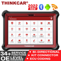 THINKCAR OBD2 PAD10สแกนเนอร์รถยนต์ ABS AF IMMO 34รีเซ็ตการเข้ารหัส ECU ทดสอบการใช้งานเครื่องวิเคราะห์รถยนต์