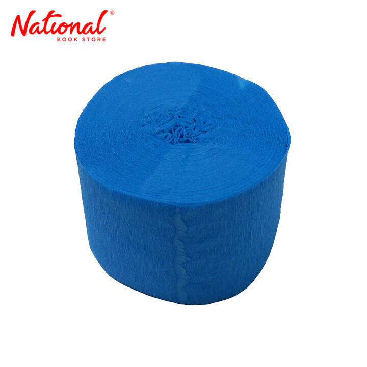 Crepe Paper Roll Olympic Blue 20 meters School Supplies Arts