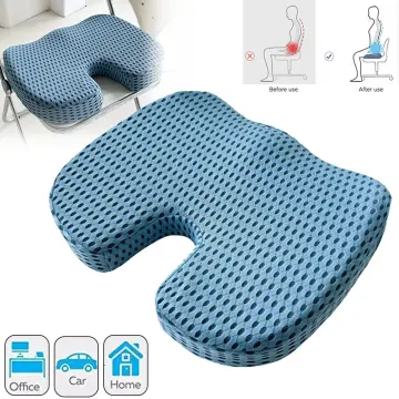 SIMPLYBEST Ergonomic Back Support Seat Posture Corrector Pain Pressure  Relief Office Chair Flexible Waist Straight