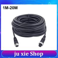 JuXie store 4Pin Male To Female Aviation Car Video Cable Extension Connector For Ccd Reversing Camera Camper Trailer