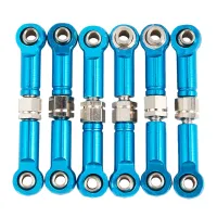 6Pcs Adjustable for Wltoys A949 A959 A969 A979 K929 Upgrade Parts Metal Linkages Pull Rod Servo Link A959-03