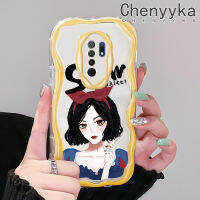 เคส Chenyyka สำหรับ Xiaomi Redmi 10 Prime 10C 9 Prime 12C POCO C55 POCO เคส M2ลายสโนว์ไวท์สาวสวยขอบเนื้อครีมกันกระแทกแบบใสนิ่มเคสมือถือโปร่งใสลายกล้องถ่ายรูปสุดสร้างสรรค์เคสซิลิกาเจลฝาครอบป้องกัน