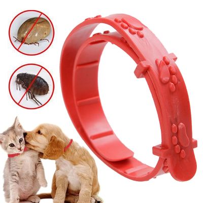 ❐∏ Pet Dog Cat Flea Adjustable Collar Against Anti Tick Flea Mosquitoes Remove Pet Protect Rubber Necklace Flea Killer