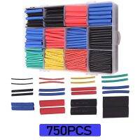 【CW】▫✻♈  750pcs 12model Shrink Tubing Insulation Shrinkable Tubes Assortment Polyolefin wire connectors Cable Sleeve