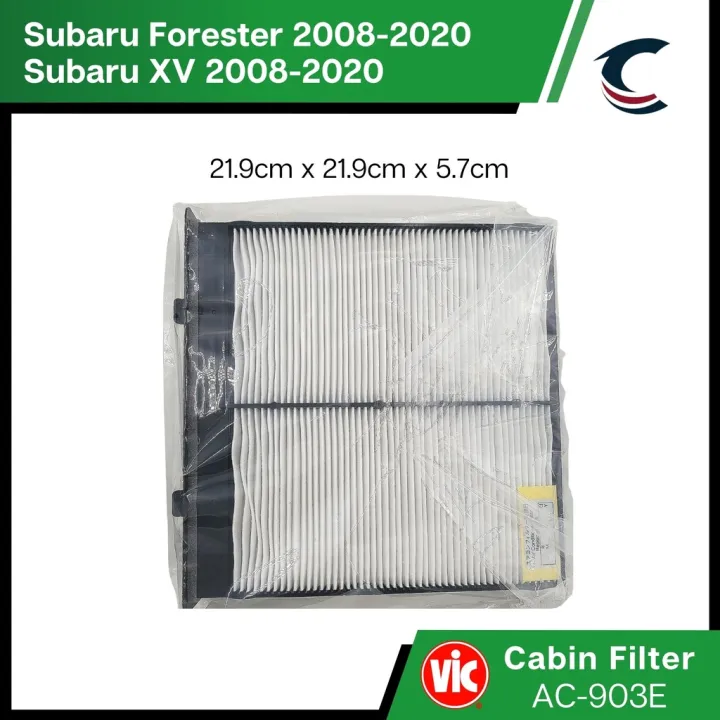 VIC AC-903 Cabin/ Aircon Filter for Forester, XV, Impreza 2008- | Lazada PH