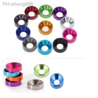 10pcs/lot aluminum washer m2 m2.5 M3 M4 M5 M6 colourful Anodized Countersunk Head Bolt Washers Gasket