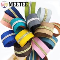 5/10M 5 Nylon Zipper for Sewing Plastic Coil Sliders Zippers Roll Garment Luggage Decor Purse Repair Zips DIY Bag Accessories