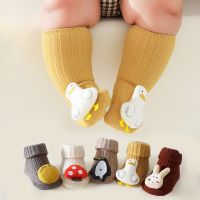 卐  Baby Socks Lovely Doll Cartoon Kids Sock Anti-slip Girl Boy Toddler Floor Socks Spring Autumn Cute Newborn Socken Accessories