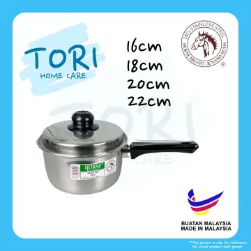 Dropship Induction Saucepan With Lid; 20cm/ 1.8L Milk Pan Non