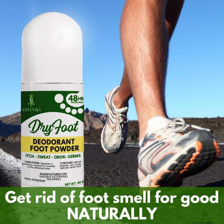 Picture of single simple happy ODOR ELIMINATOR + ANTISWEAT Greenika DryFoot Powder ...