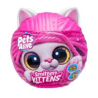 Pets Smitten Kittens Cartoon Childrens Simulation Electric Pet Cat Cute Pet Toy Action Figures Holiday Gift Pretend Play Toy usefulness