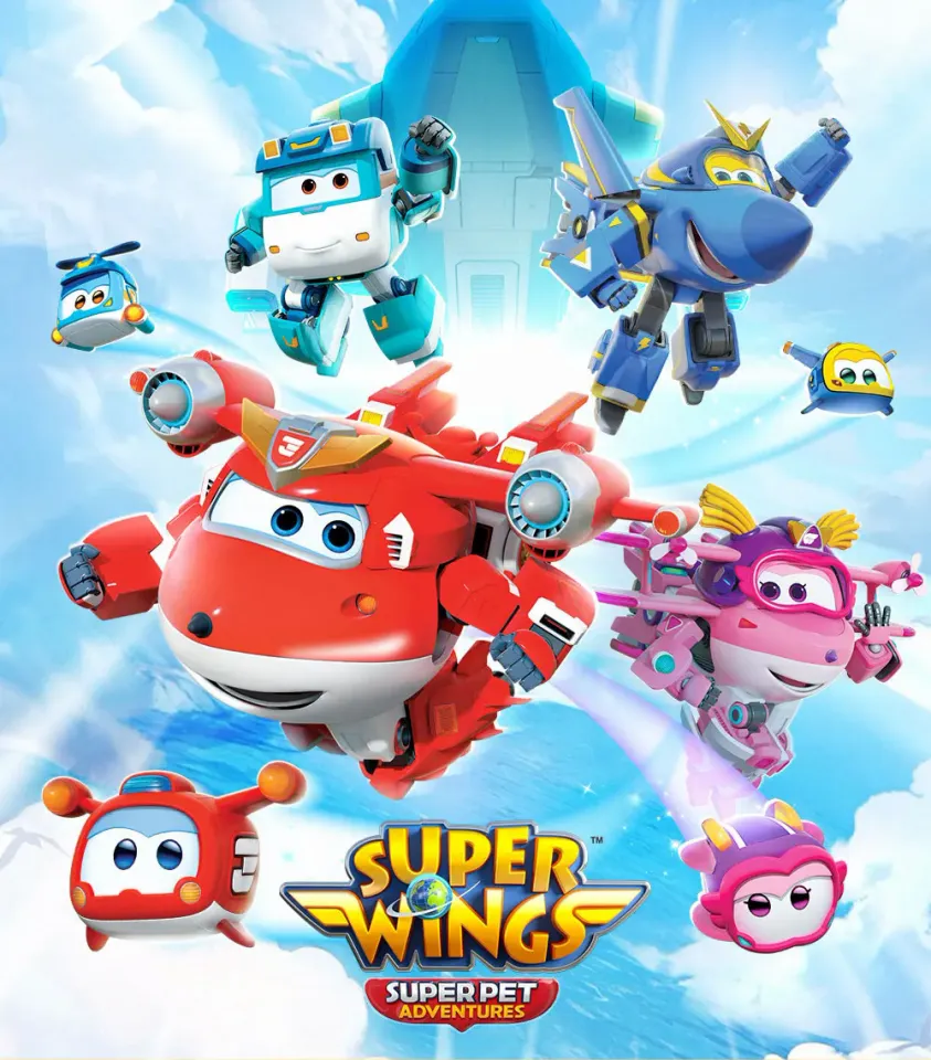 Super Wings 5 Inches Transforming- Shine 2 Modes Transforms from
