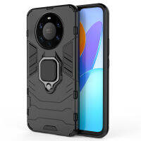 เคส Huawei Mate 40 Pro Plus Case ชุดเกราะกันกระแทก Slim Rugged Hybrid Hard Plastic + Tpu Bracket Magnet 360 Ring Holder ฝาหลัง