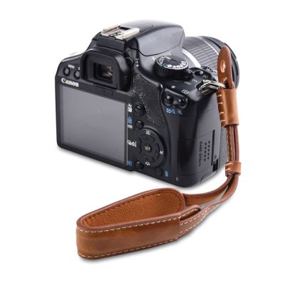 ◑ Camera PU Leather Hand Strap Grip Metal Ring For Canon EOS 6D2 5D4 1300D 1200D 40000D SX540 SX60 SX50 M10 M5 M3