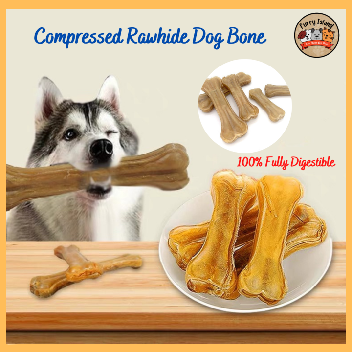 Dog compressed rawhide bones dog treats 4/5/6/7/8/10 inch long last