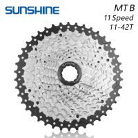 SUNSHINE เฟืองหลังจักรยาน 11 speed MTB 11-42T(สีเงิน/ดำ)