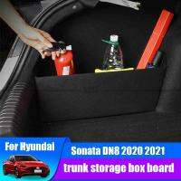 กรอบที่เก็บของท้ายรถสำหรับ Hyundai Sonata DN8 2020 2021กล่องเก็บพิเศษ