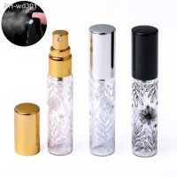 【YF】♨  10 Ml Pattern Glass Perfume Bottle With Atomizer Spray Refillable Bottles Parfum