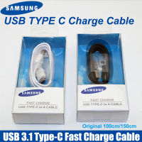 ของแท้สำหรับ USB 3.1 TYPE-C สายเคเบิลข้อมูลสายชาร์จเร็วสำหรับ Galaxy A80 A70 A60 A50 A40 A30 S8 S9บวก S10e Note 9 8