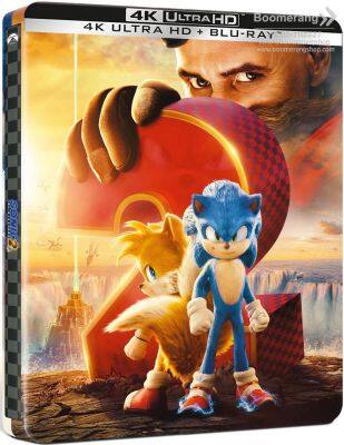 Sonic The Hedgehog 2 /โซนิค เดอะ เฮดจ์ฮ็อก 2 (4K+BD Steelbook) (4K/BD มีซับไทย) (Boomerang) (หนังใหม่)