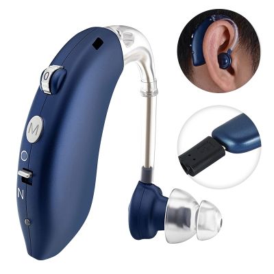 Adjustable Tone Hearing Aids Wireless Headphones Support Sound Amplifier Rechargeable Hearing Aid for Deafness Headset Audifonos