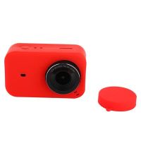 【Best-Selling】 gaowei เคสซิลิโคนกันกระแทกสำหรับ Mijia 4K Mini Action Camera + ฝาครอบเลนส์มีตัวป้องกัน