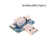 Sun USB HEAD switchboard ตัวเชื่อมต่อ USB ชายไปยัง Type-C Micro FEMALE USB 4P 2.54mm Transfer Test BOARD USB Adapter PLATE