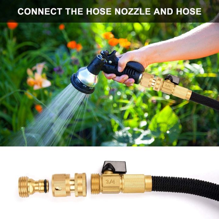 garden-hose-quick-connector-solid-brass-3-4-inch-ght-thread-fitting-no-leak-water-hose-female-and-male-adapter