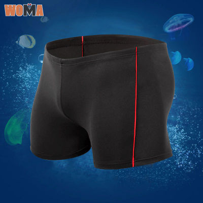 WOMA กางเกงบ็อกเซอร์ผู้ชายกางเกงว่ายน้ำผู้ใหญ่,กางเกงบ็อกเซอร์สีสวยกางเกงว่ายน้ำสดใสกางเกงว่ายน้ำกีฬาชายหาดไซส์ใหญ่