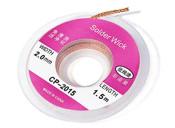 Desoldering Wick 1.5m X 2.0mm Desolder Lead Remover Solder Wick Solder ...