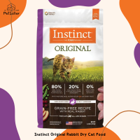 Instinct Original Grain Free Rabbit Dry Cat Food 2kg อาหารแมวสูตรกระต่ายเกรดพรีเมี่ยม x Petsister