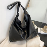 Vintage Soft Leather Shoulder Bag for Women Large Capacity Tote Bag Fashion Lady Handbag and Purse Travel Armpit Tote Hobo sac