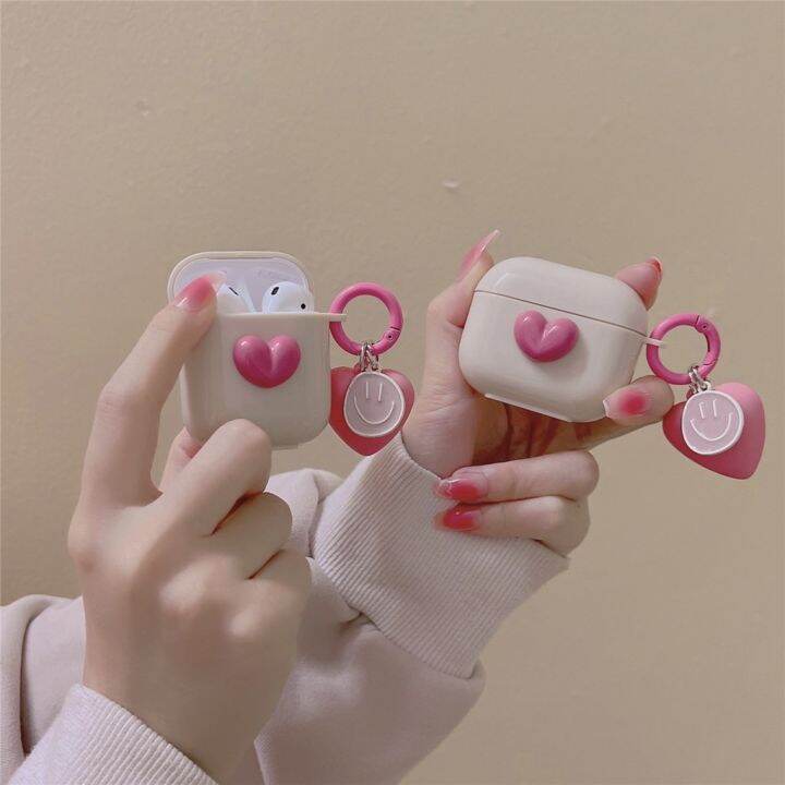 cod-dsfdgfnn-เคสซิลิโคน-จี้หัวใจ-สีชมพู-สําหรับ-apple-airpods-gen-2-inpods-12-airpods-pro-1-2-3-airpod-3