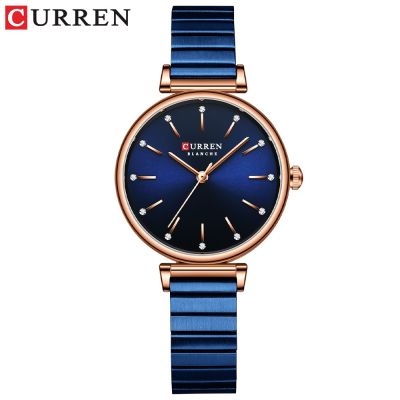 Curren/card Ryan 9081 ms steel belt table waterproof quartz watch fashion leisure female foreign trade watch